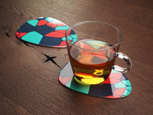 Printed paper coaster 1840117